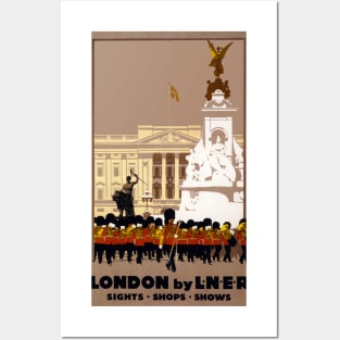 London by L.N.E.R - Vintage Travel Poster Posters and Art